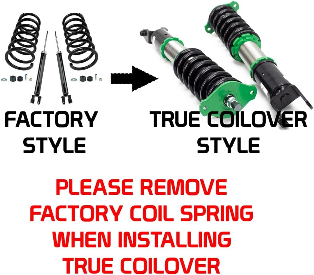 R9-HS2-048_3 hecho para Infiniti Q40 RWD (V36) 2014-15  Q60 Coupe RWD (V36) 2014-16 Hyper-Street II Kit de coilover con ajuste de fuerza de