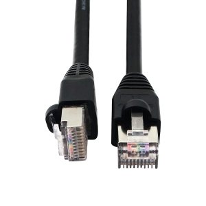 QIANRENON RJ50 10P10C Cat 5E 26AWG Cable macho a macho modular de cristal enchufe con conectores de blindaje para impresión láser Equipo de control QIANRENON RJ50 10P10C Cat 5E 26AWG Cable macho a macho modular de cristal enchufe con conectores de blindaje para impresión láser Equipo de control