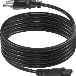Cable de repuesto para portátil de 3 clavijas de 6 pies  Cable de alimentación de CA de Cloverleaf de 3 clavijas, cable de alimentación de CA Cable de repuesto para portátil de 3 clavijas de 6 pies  Cable de alimentación de CA de Cloverleaf de 3 clavijas, cable de alimentación de CA
