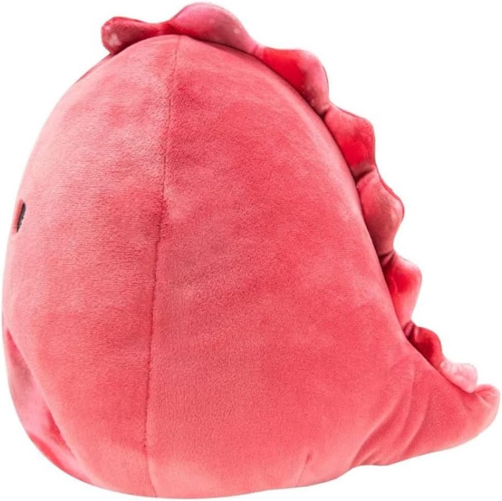 Squishmallows Kellytoy 2022 Poleena – El dinosaurio con bolígrafo (7 pulgadas), color rojo