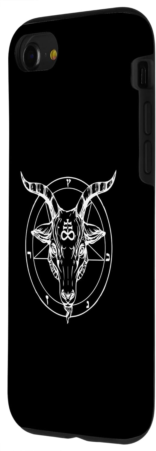 Funda para iPhone SE (2020)  7  8 Satanic Spirit Unleashed Alternative Ocultit Baphomet