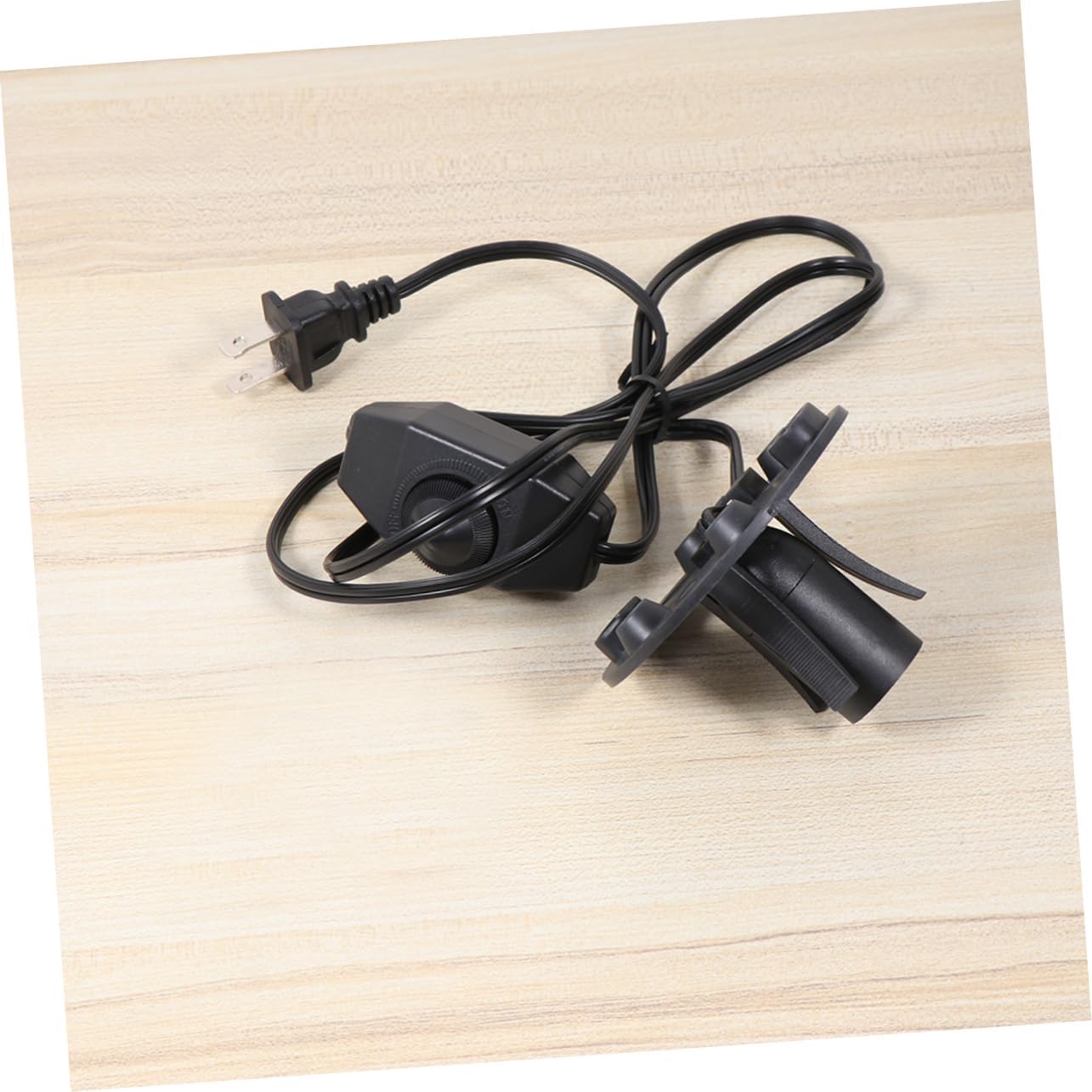 Housoutil Adaptador de enchufe de cable de repuesto, 1 juego de convertidor de salida de bombilla E12, adaptador de salida de bombillas Wiz,