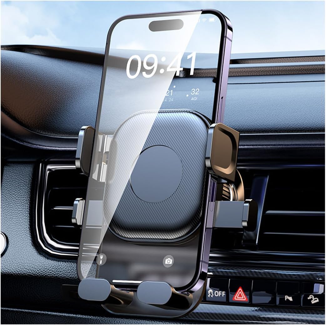 Soporte de teléfono para ventilación de automóvil, soporte universal para teléfono celular, soporte de teléfono manos libres para clip de