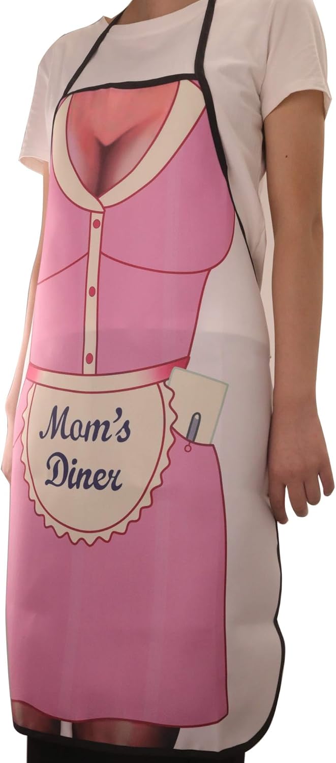 Divertido delantal de cocina para adultos para regalos de cumpleaños, delantal para hornear, regalos de chef para hombres y mujeres, regalos de broma