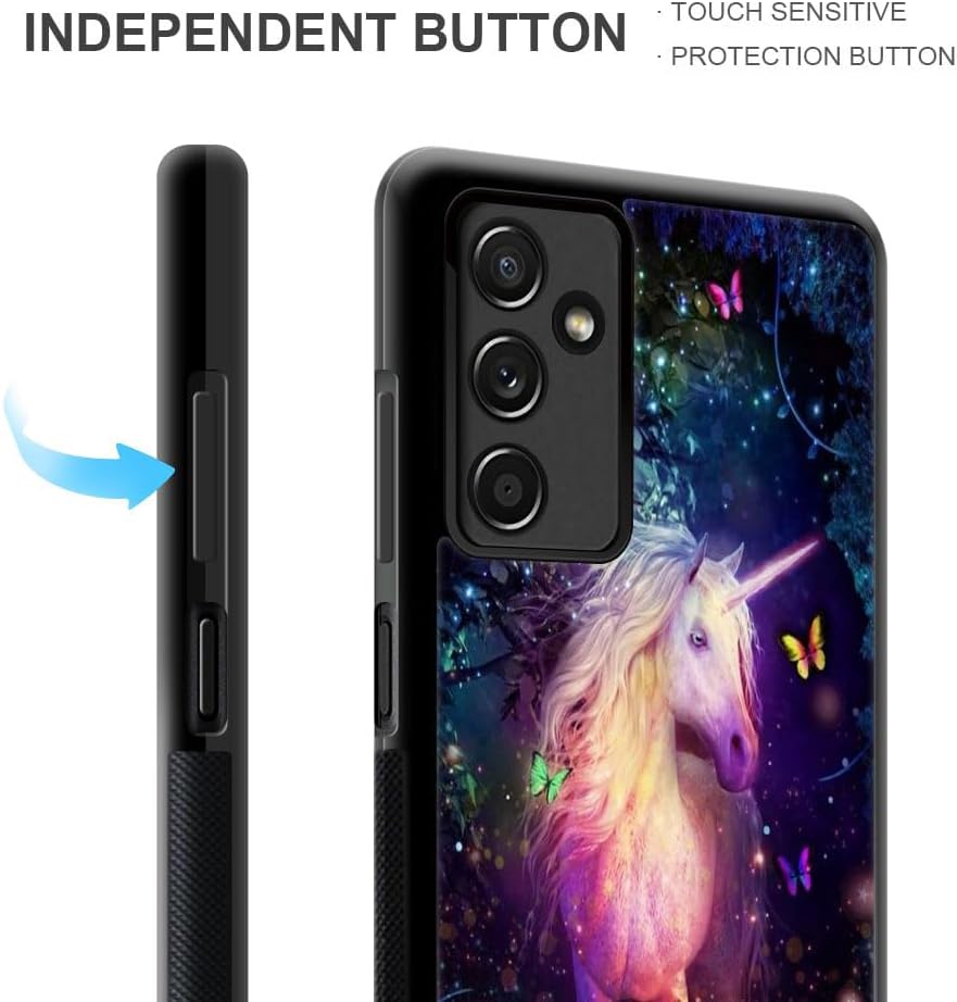 DJSOK Funda compatible con Samsung Galaxy A14 5G, hermoso caballo para niñas y niños, diseño exquisito, a prueba de golpes, antideslizante,