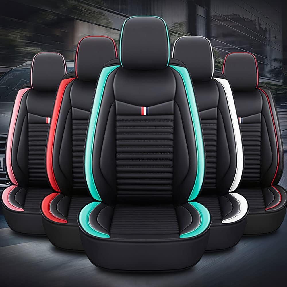 Fundas de asiento de automóvil para Acura MDX 2001-2024, fundas estándar de cuero para asiento de automóvil, funda universal antideslizante para
