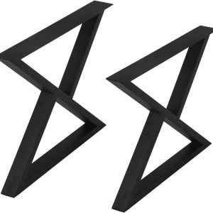 MBQQ 2 patas de muebles rústicas con forma de triángulo, patas de escritorio de metal resistente, patas de mesa de comedor, patas de banco de hierro MBQQ 2 patas de muebles rústicas con forma de triángulo, patas de escritorio de metal resistente, patas de mesa de comedor, patas de banco de hierro