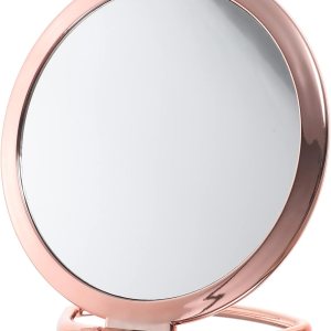 FOMIYES Espejo cosmético de viaje, espejo de mano plegable de doble cara, espejo de tocador de maquillaje de doble cara, espejo de escritorio para FOMIYES Espejo cosmético de viaje, espejo de mano plegable de doble cara, espejo de tocador de maquillaje de doble cara, espejo de escritorio para