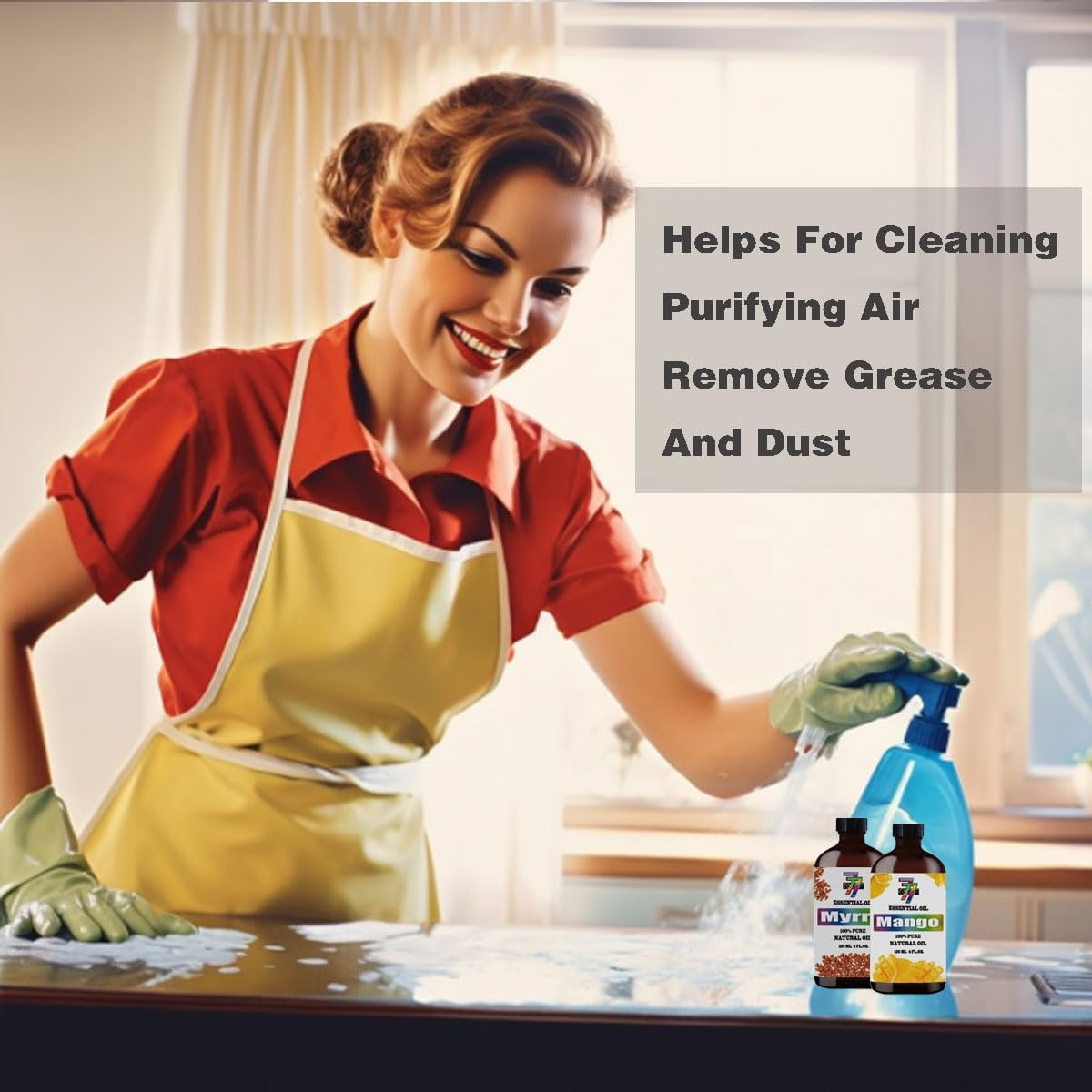 Aceite esencial de manzana fresca, 4 onzas líquidas, aceite fresco de manzana para difusor, humidificador, hogar, limpieza, masaje, vela de