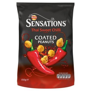 Walkers Sensations – Cacahuetes recubiertos de chile dulce tailandés (5.82 oz) – Paquete de 6 Walkers Sensations – Cacahuetes recubiertos de chile dulce tailandés (5.82 oz) – Paquete de 6