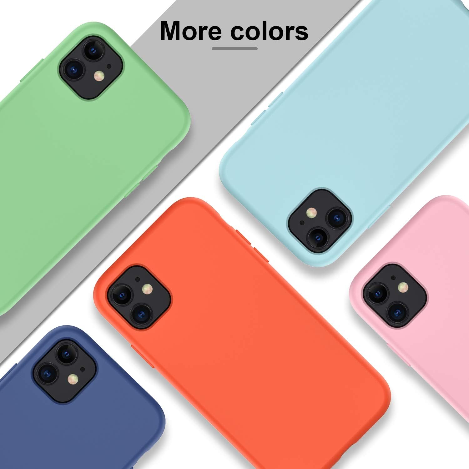 Funda de silicona para iphone 11