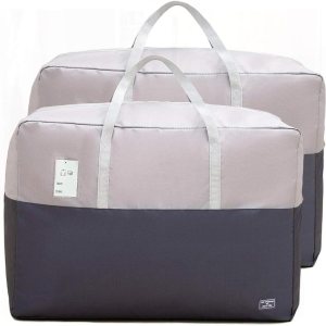 Bolsas de almacenamiento de ropa de 105 l para ropa, 2 bolsas de almacenamiento de edredón de plumón para mantas y edredones, ropa de cama, suéter, Bolsas de almacenamiento de ropa de 105 l para ropa, 2 bolsas de almacenamiento de edredón de plumón para mantas y edredones, ropa de cama, suéter,