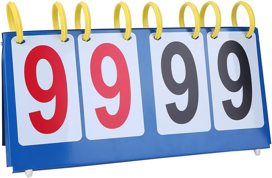 Alomejor – Marcadores de 34 dígitos con tirón portátil para tenis de mesa y baloncesto