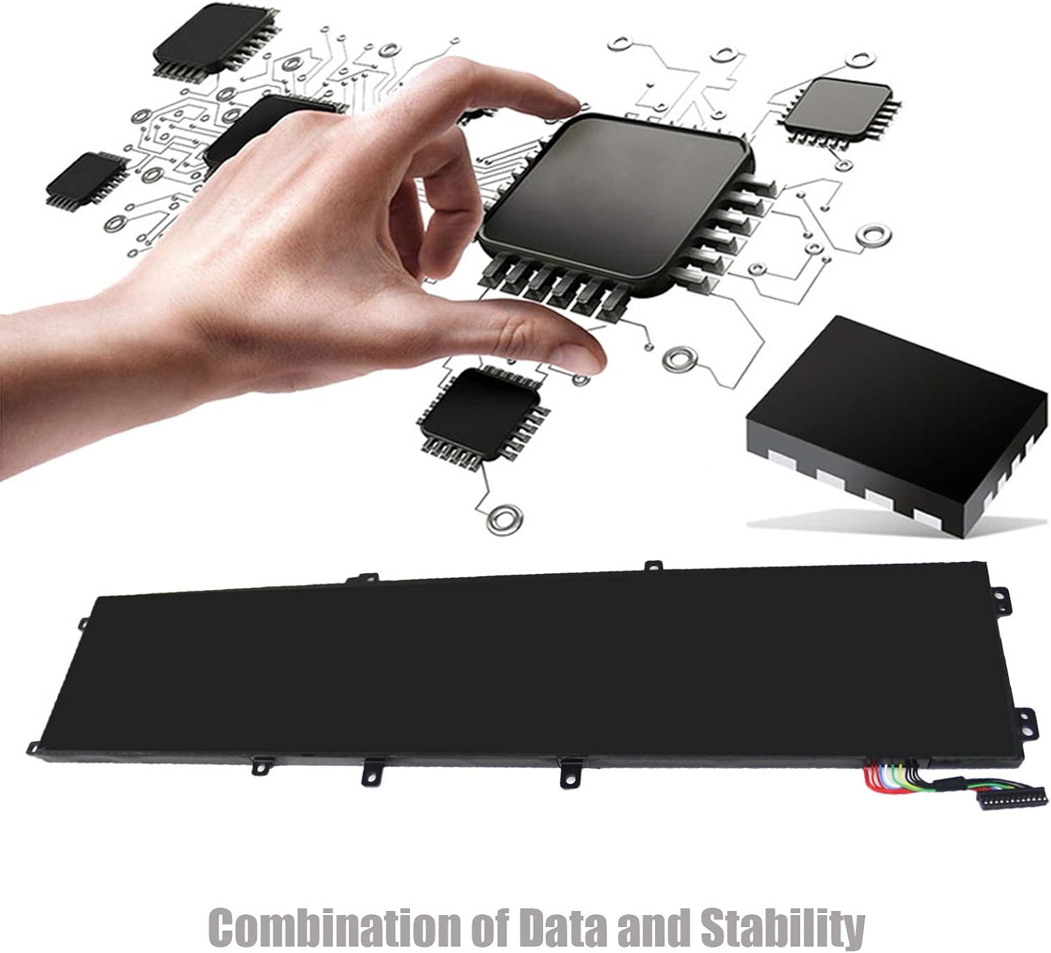 Vinpera Batería de 97 Wh 6GTPY para Dell XPS 15 7590 9550 9560 9570 Precision 5510 5520 5530 5540 M5510 M5520 M5530 M5540 Series 4GVGH P56F P56F0 01
