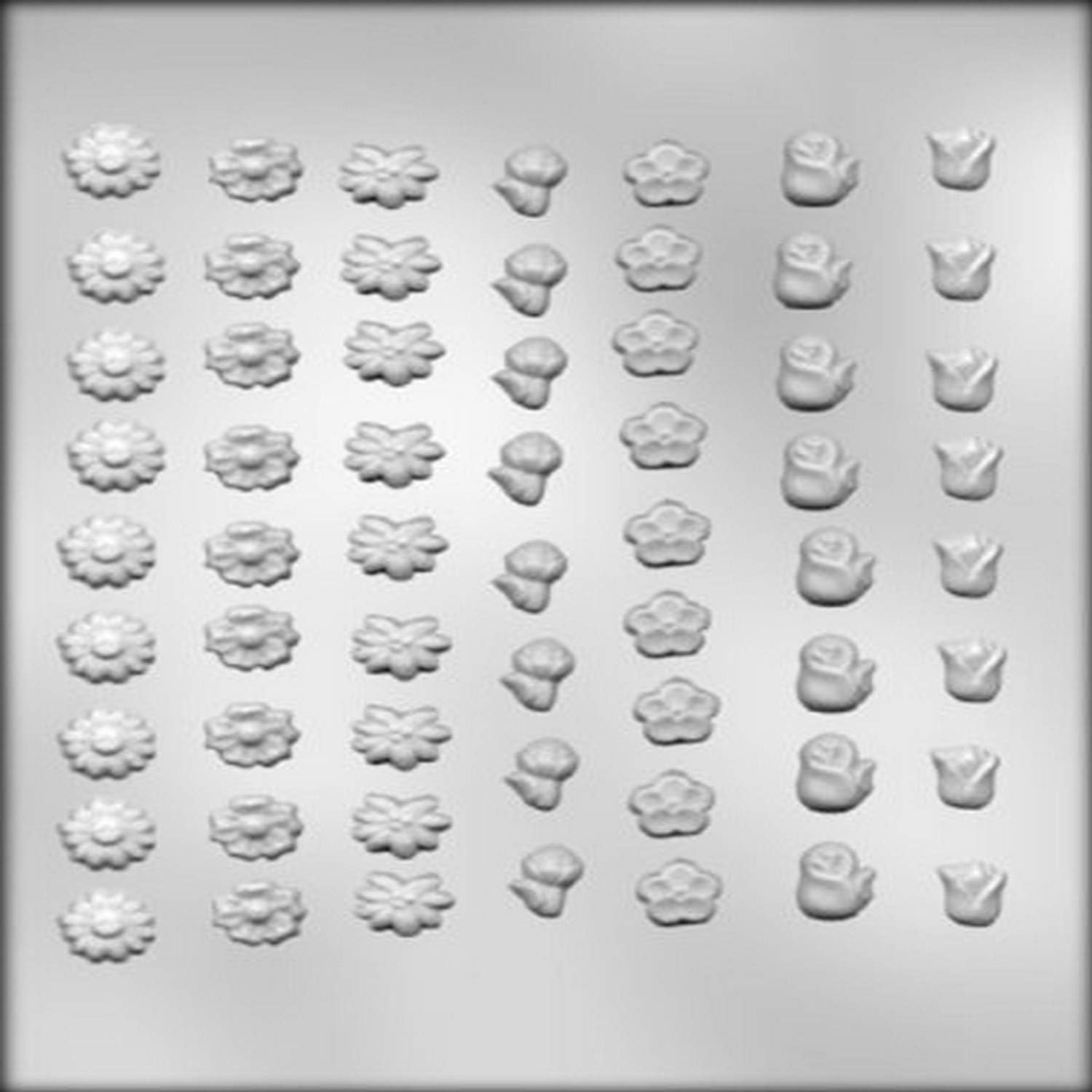 CK Products Mini molde de chocolate surtido de flores