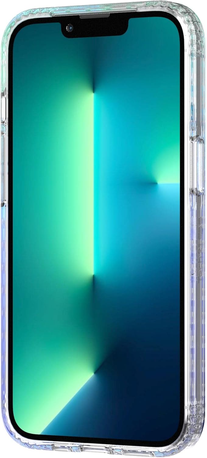 tech21 Evo Art Ombre Houndstooth – Funda protectora para iPhone 13 Pro con ilustraciones exclusivas y protección contra caídas de 12 pies
