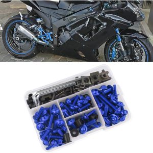 Kit de pernos de carenado de motocicleta, tornillos de aluminio M5 M6, tornillos de fijación de carenados para accesorios de motocicleta, pernos Kit de pernos de carenado de motocicleta, tornillos de aluminio M5 M6, tornillos de fijación de carenados para accesorios de motocicleta, pernos