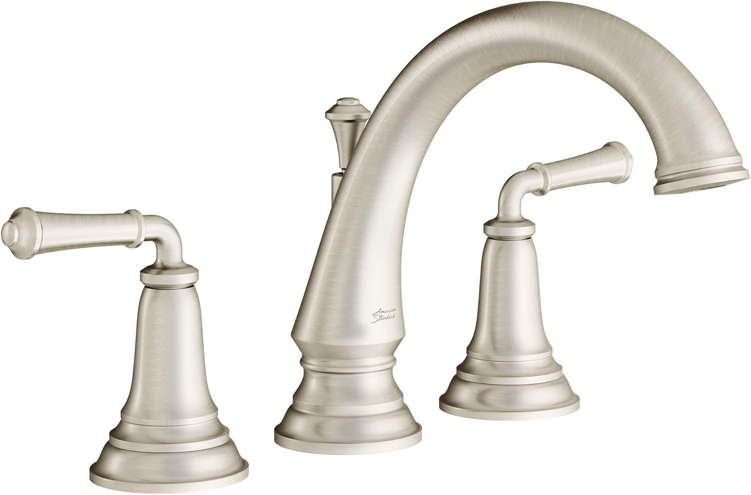 American Standard T052900.295 Delancey – Grifo de bañera romana, níquel cepillado