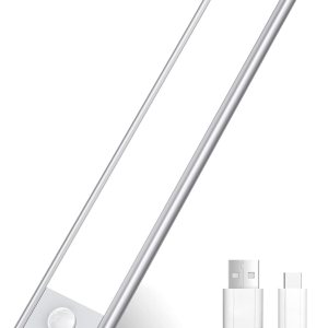 Sensor de movimiento de luces para debajo del gabinete 36 luces LED de armario debajo de la encimera para cocina, 1500 mAh tipo C, luces Sensor de movimiento de luces para debajo del gabinete 36 luces LED de armario debajo de la encimera para cocina, 1500 mAh tipo C, luces