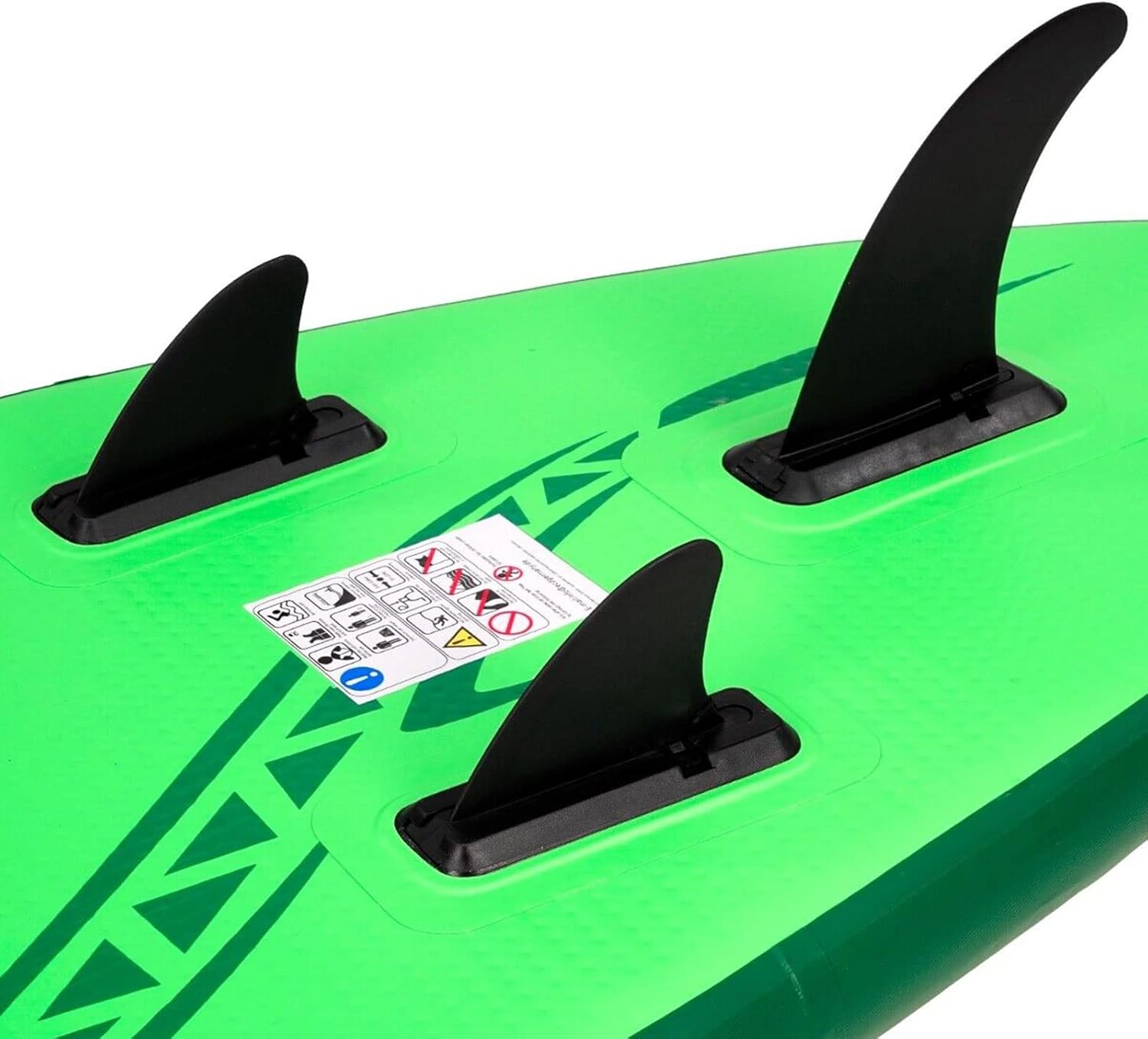 ISUP – Tabla de remo inflable de 10 pies para principiantes, yoga, surf, adultos, cubierta antideslizante, 2 personas, bomba, paleta ajustable, 3
