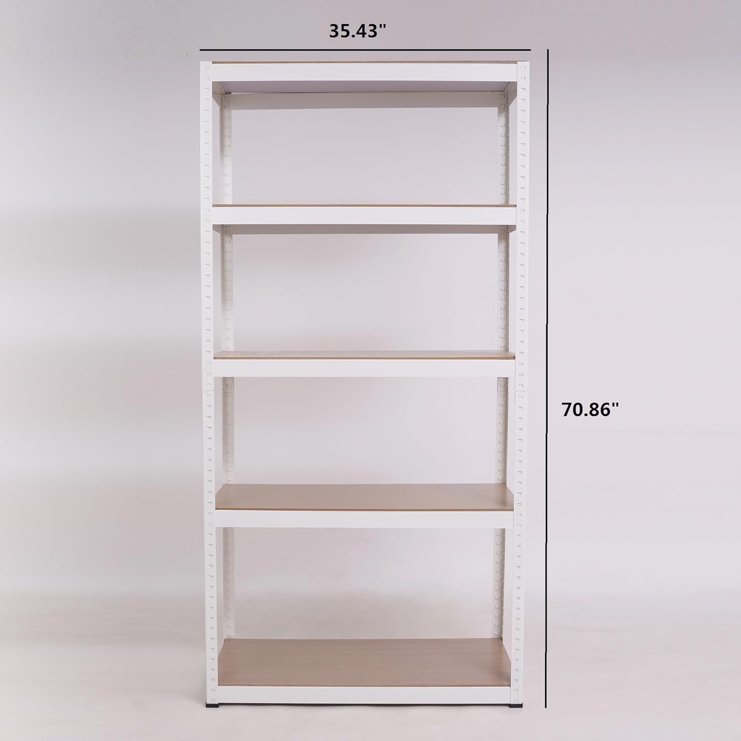 ccko Estantes de almacenamiento, estantería de almacenamiento de garaje ajustable de 5 niveles, estante de almacenamiento de metal resistente para