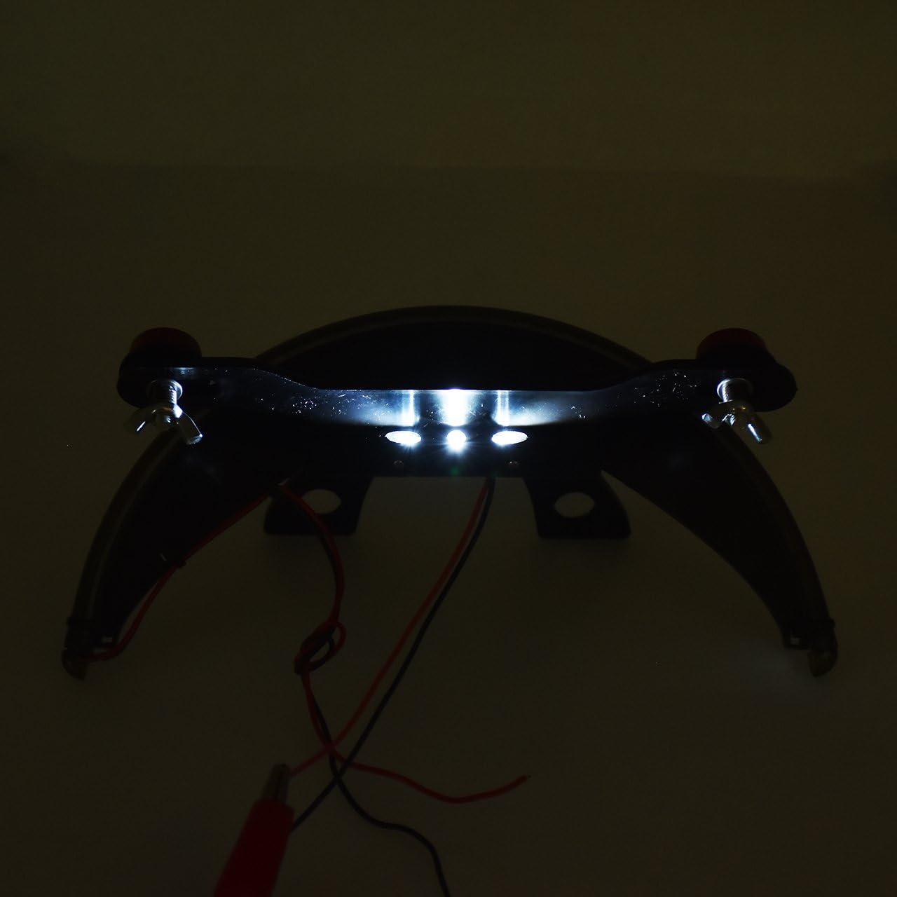 HDBUBALUS Soporte de luz trasera de lente ahumada ámbar LED Fender para Victory Vegas 2003-2017