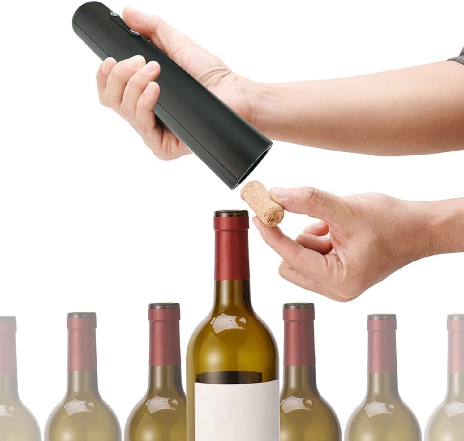 Abridor de vino eléctrico, abrebotellas de vino Sulypo abrebotellas de vino, abridor de corcho de vino, abridor de botellas de sacacorchos,