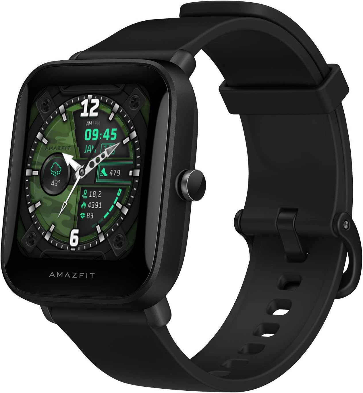 Amazfit BIP U Pro Smart Watch con GPS incorporado, duración de la batería de 9 días, rastreador de fitness, oxígeno de sangre, ritmo cardíaco,