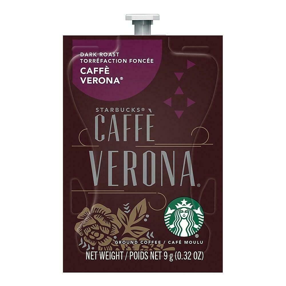 Starbucks Caffe Verona – Paquetes de café para cafeteras Lavazza Professional Flavia, 19 unidades