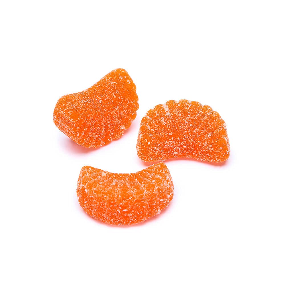 Orange Slice Candy – Caramelo de gomita de rodajas de naranja – Hecho con jugo de fruta real – Paquete a granel – 3 libras (rebanada de naranja)