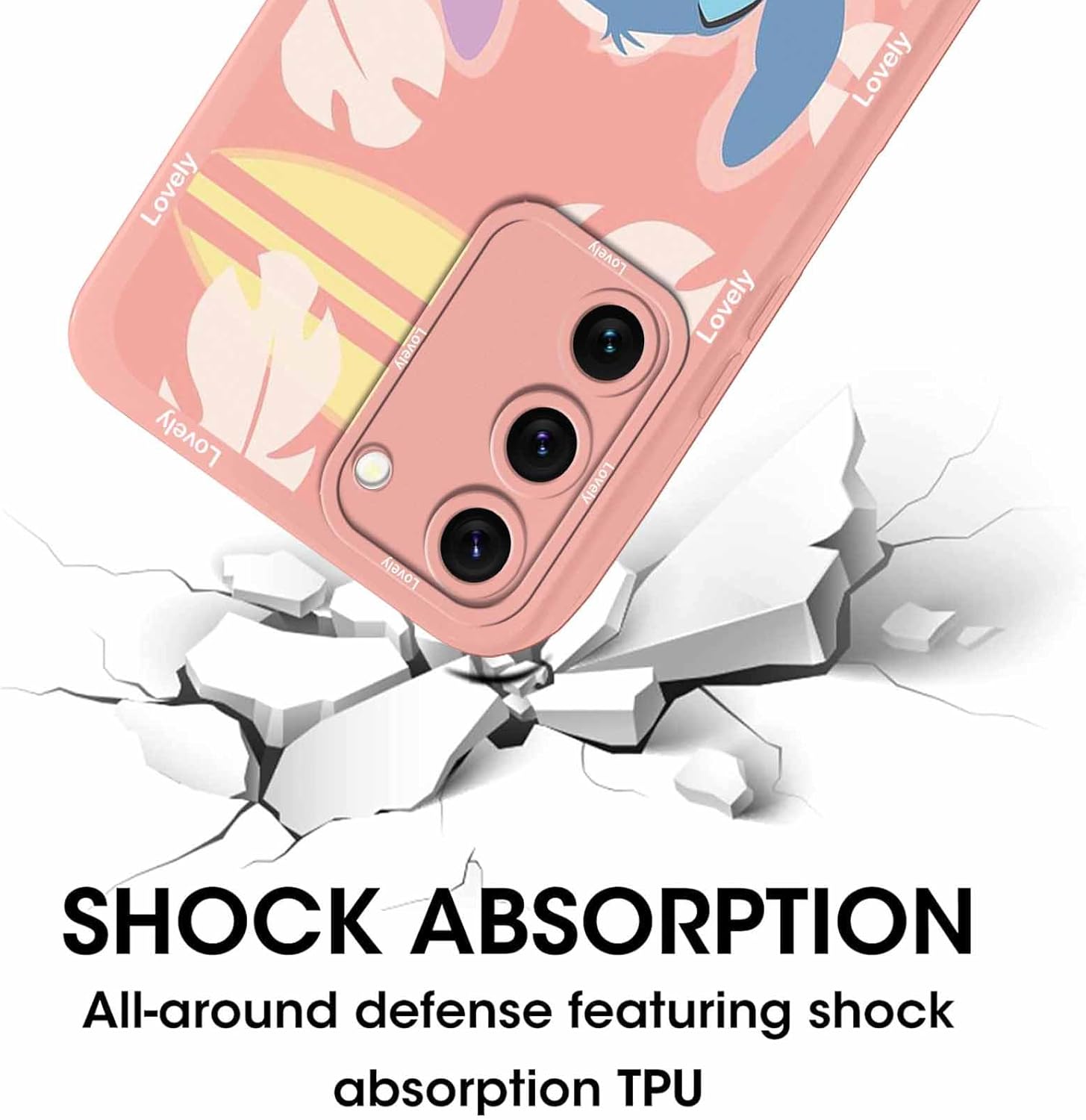 Paquete de 2 fundas de teléfono de dibujos animados para Samsung Galaxy S22 5G de 6.1 pulgadas, funda protectora de anime con bonito diseño de