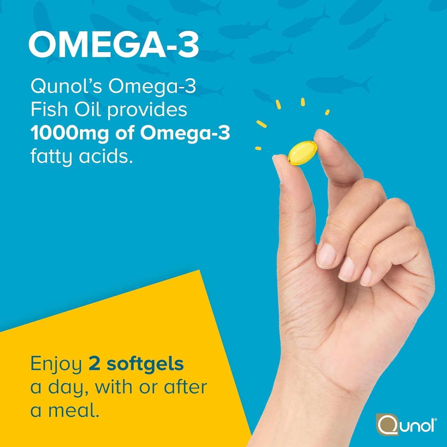 Qunol Curcumina de cúrcuma con pimienta negra y jengibre, 2400 mg de extracto de cúrcuma con 95% curcuminoides, 105 unidades + aceite de pescado