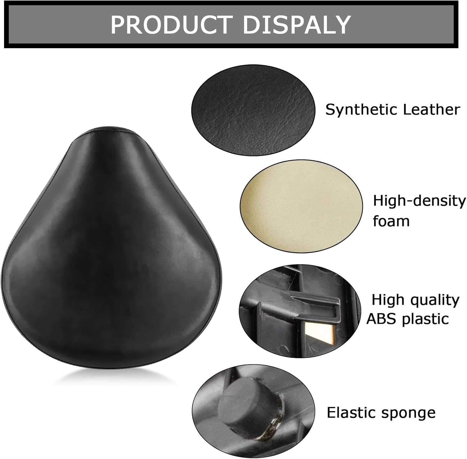 psler Cojín para asiento de conductor delantero para XVS V-Star Classic 1100 1998 1999 2000 2001 2002 2003 2004 2005 2006 2007 2008 2009 2010
