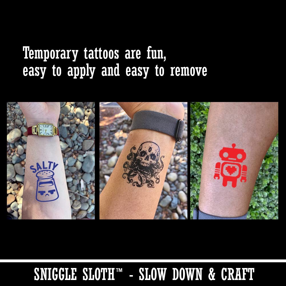 Tatuaje temporal con cabeza de bulldog inglés, resistente al agua, colección de arte corporal falso, color negro (una hoja)