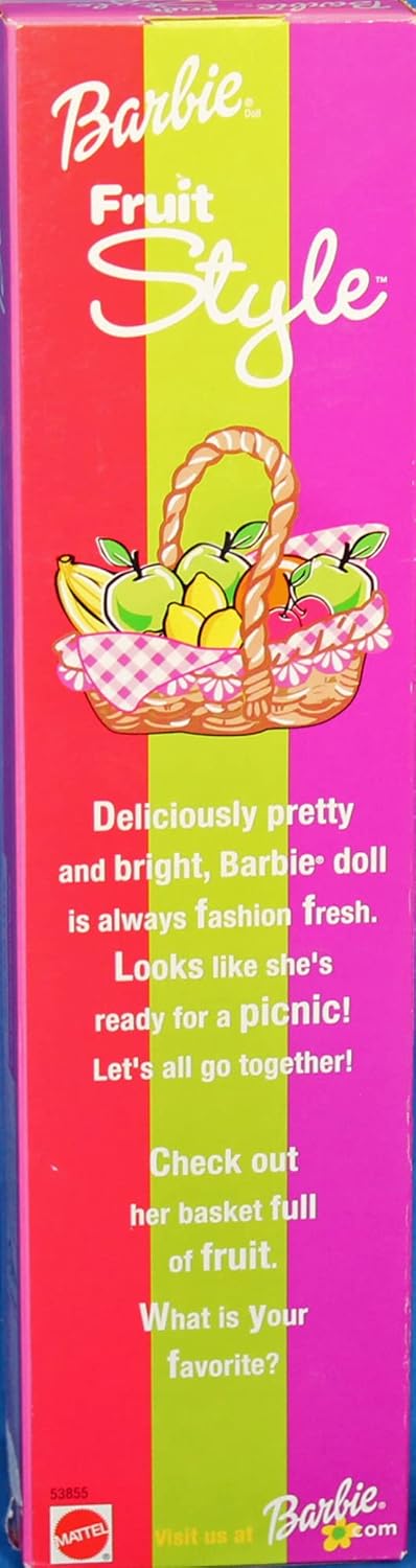 Muñeca Barbie estilo fruta rubia 2001