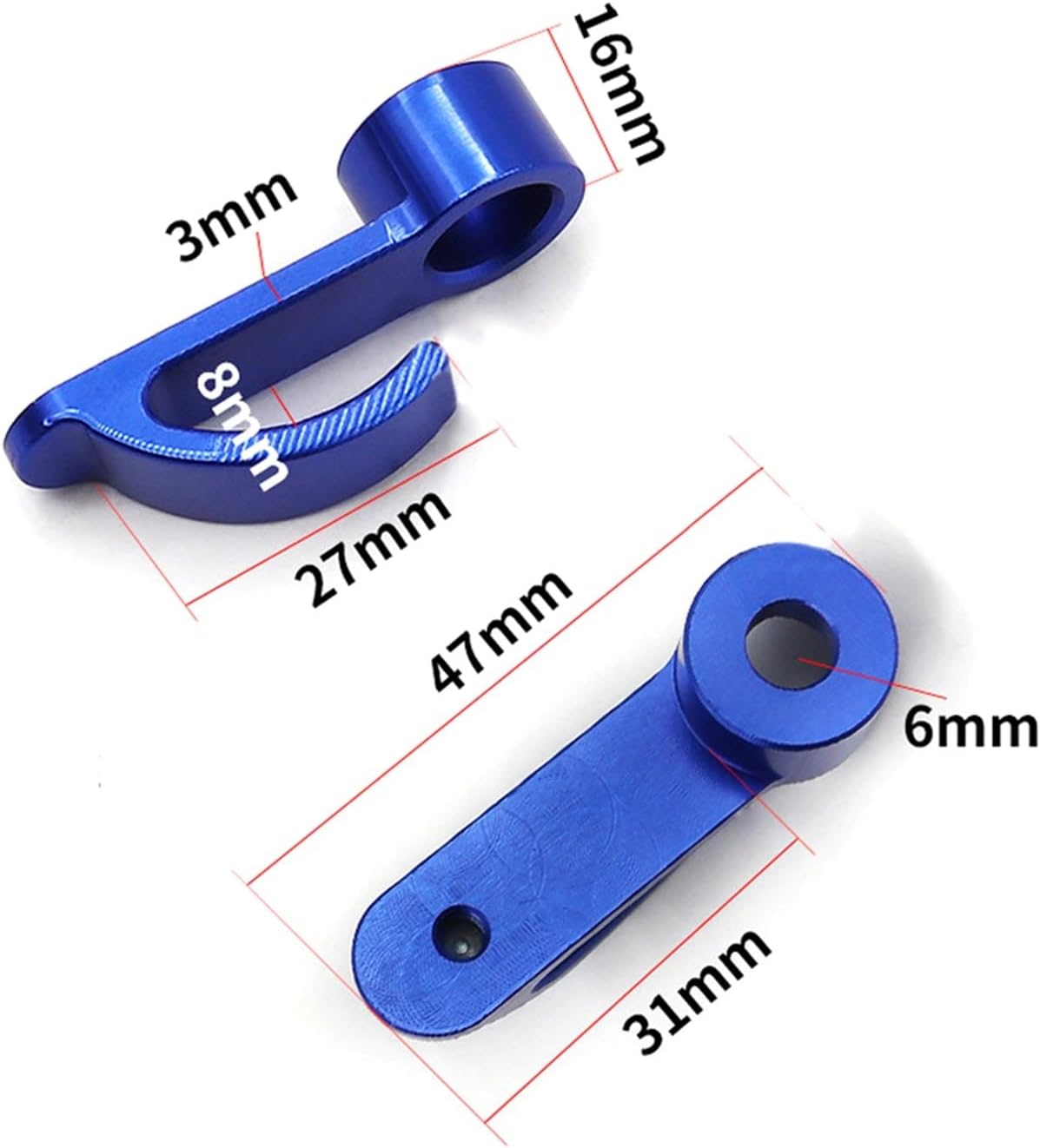 Bolsa universal de aleación de aluminio CNC para motocicleta, con un solo agujero, gancho para casco, soporte de gancho para motocross, scooter