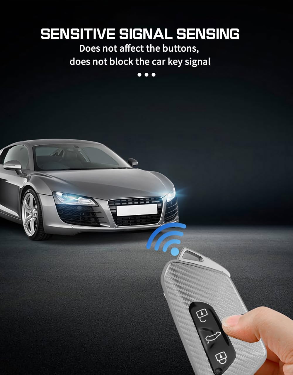 HIBEYO Funda de llavero de TPU suave para VW Volkswagen ID3 ID4 MK8 Golf 8 GTI Skoda Octavia Accessoreis Smart Car Remote Key Fob con llaveros para