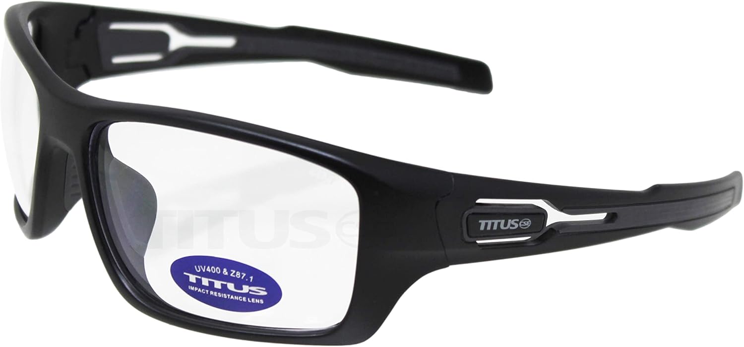 TITUS Gafas de seguridad para motocicleta, deportes, trabajo, tiro y protección ocular general ANSI Z87.1, Z87+