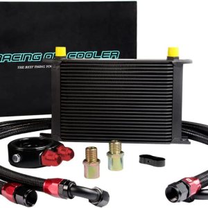 PIT66 25 filas AN10-10AN universal aluminio motor transmisión aceite enfriador kit+filtro de aceite reubicación kit negro B Set PIT66 25 filas AN10-10AN universal aluminio motor transmisión aceite enfriador kit+filtro de aceite reubicación kit negro B Set