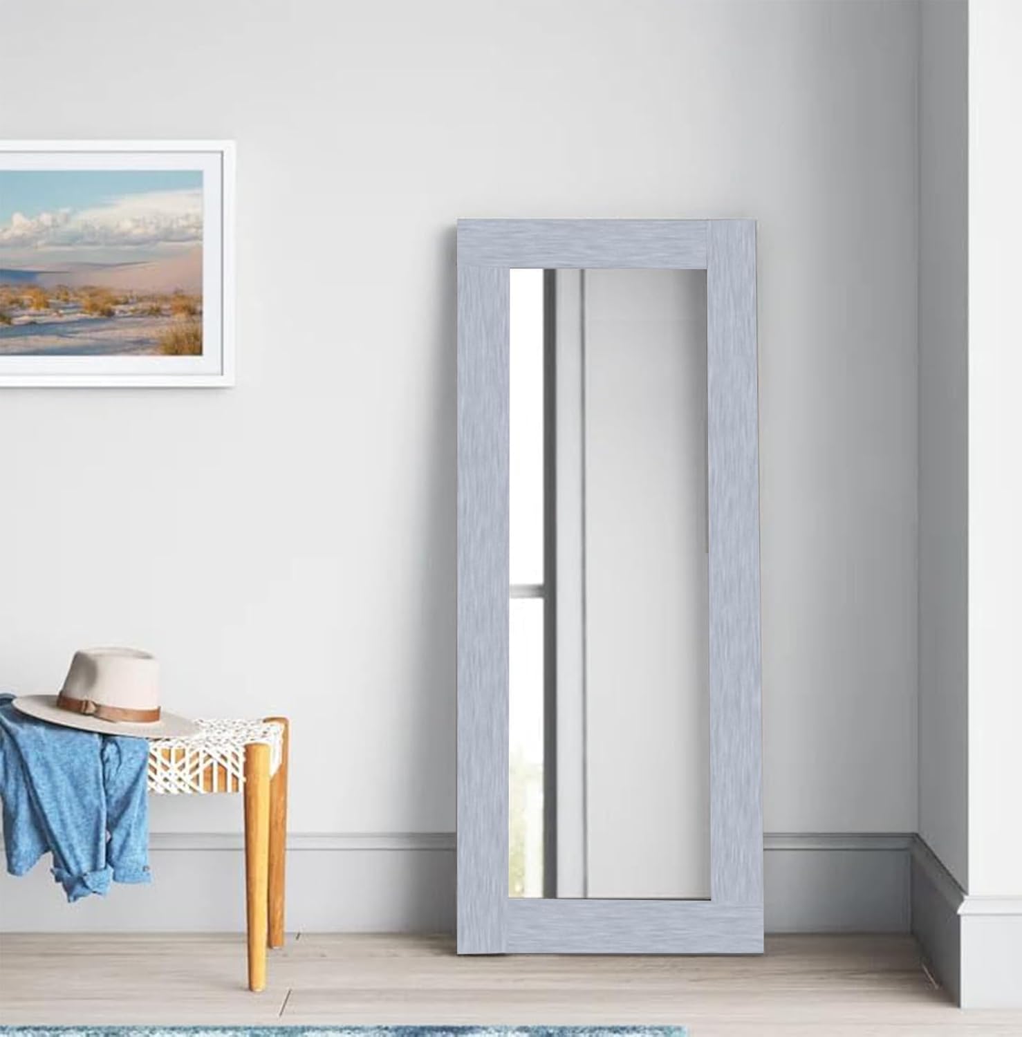 Yija Borde de pared autoadhesivo 3D de color metálico, impermeable, fácil de aplicar, azulejos de cocina y baño, 4.2 x 196.8 pulgadas (plateado)