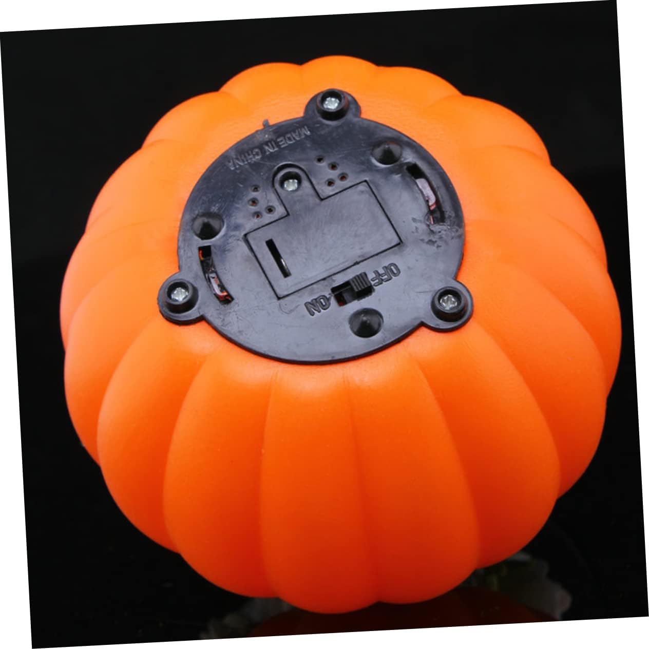 IMIKEYA Faroles de caramelo para niños, faroles LED decorativos, mini farol de calabaza, cubo de calabaza, cesta de dulces de Halloween, farol de