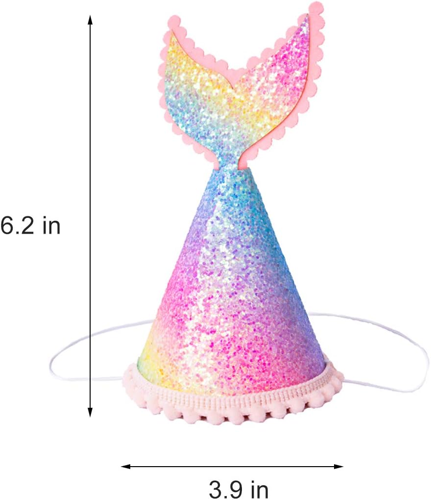 Corona de tiara de princesa para bebé, sombrero con purpurina para el primer cumpleaños, suministros de fiesta con lentejuelas brillantes, número 2,