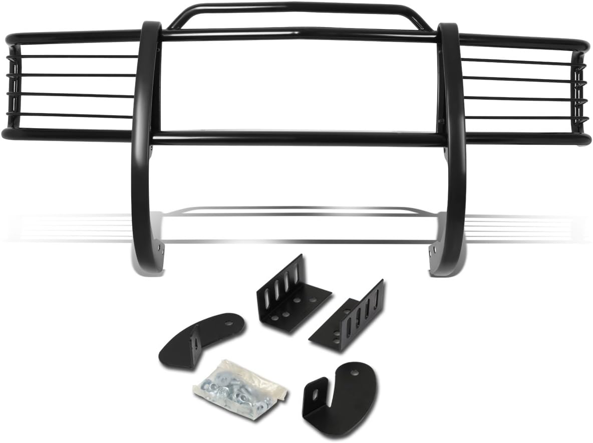 DNA Motoring GRILL-G-006-BK – Protector de rejilla para parachoques delantero, color negro, compatible con CK150025003500, Blazer, Jimmy, Tahoe Yukon