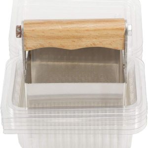 Fydun Less Steel Comb Honey Cutter Scraper with Plastic Case Cutting Tool Beeke Accessories for Men and Women Fydun Less Steel Comb Honey Cutter Scraper with Plastic Case Cutting Tool Beeke Accessories for Men and Women