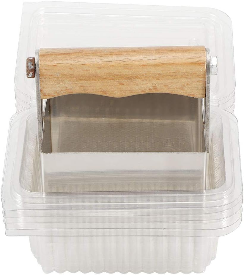 Fydun Less Steel Comb Honey Cutter Scraper with Plastic Case Cutting Tool Beeke Accessories for Men and Women