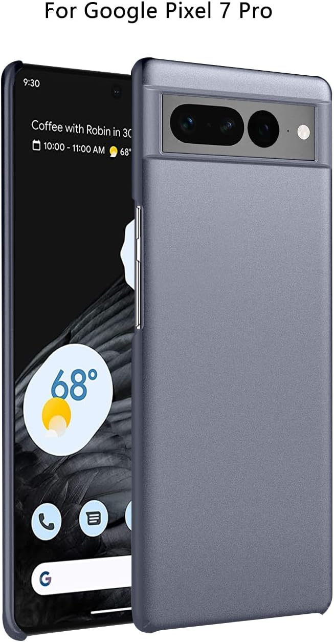 Bastmei Funda para Google Pixel 7 Pro 5G (2022), extremadamente ligera, ultra ligera, súper delgada, protección de cámara, carcasa de PC dura para