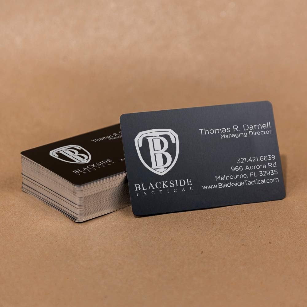 Paquete de 50 tarjetas de visita de aluminio grueso, placa de metal en blanco 0.020 in, material de grabado láser, sublimación, CNC, placa base