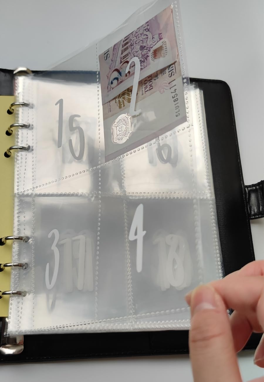 Carpeta de desafío de 100 sobres, manera fácil y divertida de ahorrar $5,050, carpeta de desafíos de presupuesto, carpeta de desafíos de ahorro para