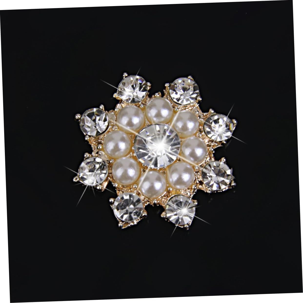 EXCEART 20 piezas de accesorios de diamantes de imitación decoración de la mano decoración de perlas adorno de la boda artesanía adornos de flores