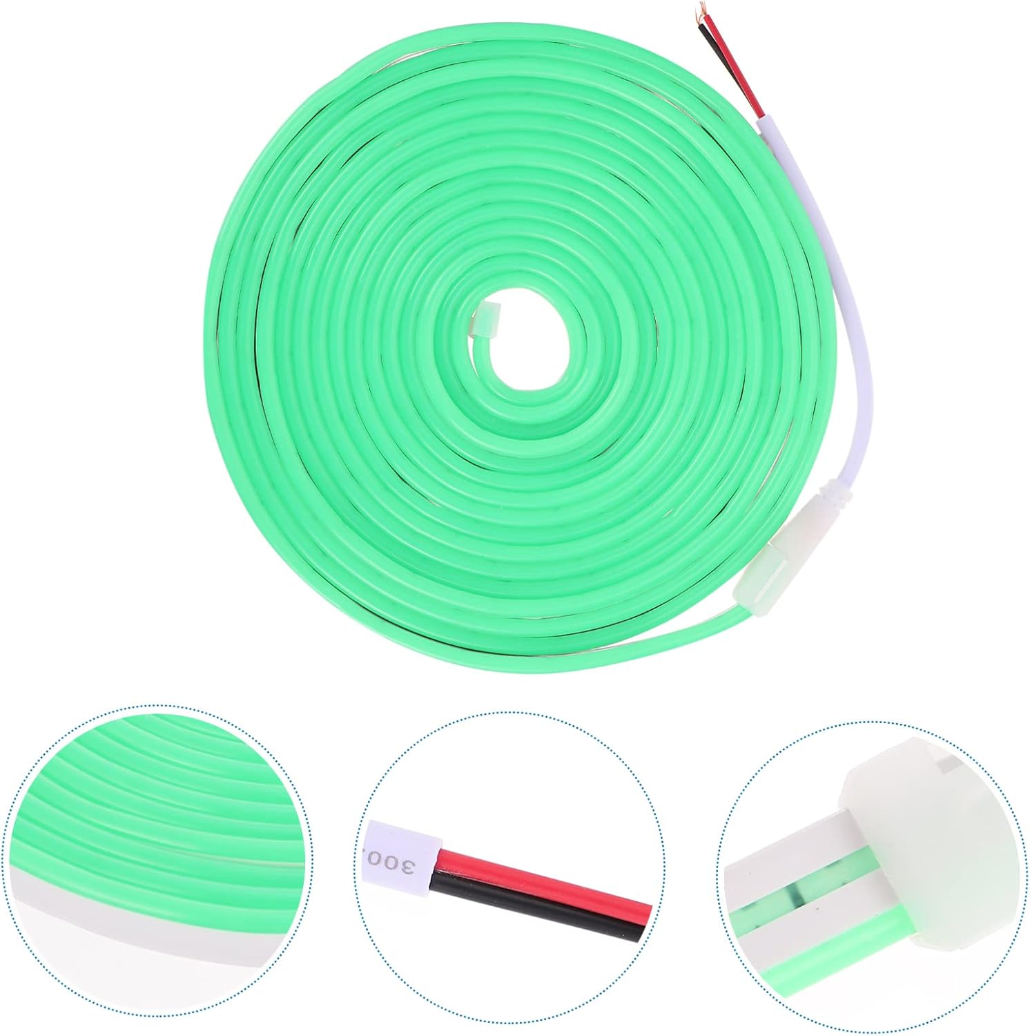 Uonlytech Tira de luces LED de neón, tira de luces de neón, tira de luces de neón, tira de luces de neón, luz para exteriores, 12 V, flexible